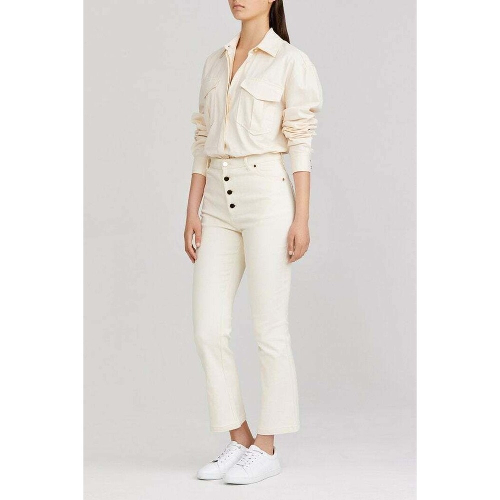 SIGNIFICANT OTHER LENNY JEANS CREAM Womens Boutique Pants MRP $229 NWT Size 8